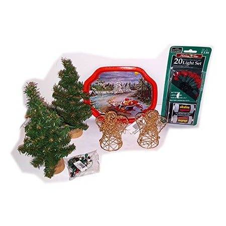  Christmas  Holiday  Village Accessory Miniature Christmas  