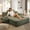 Green, variant on ODUWA Oversized Convertible Chaise Lounge Chair, Sleeper Sofa Bed with Adjustable Backrest and Armrests, Boneless Lounge Couch with Pillows and Side Pockets for Living Room