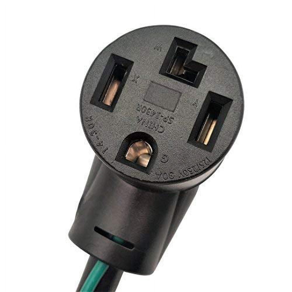 Parkworld 885989A Welding Adapter cord L6-30 Plug 3-Prong 30A Locking Male to Dryer 14-30 Receptacle 30 AMP Female (Only output 250V)