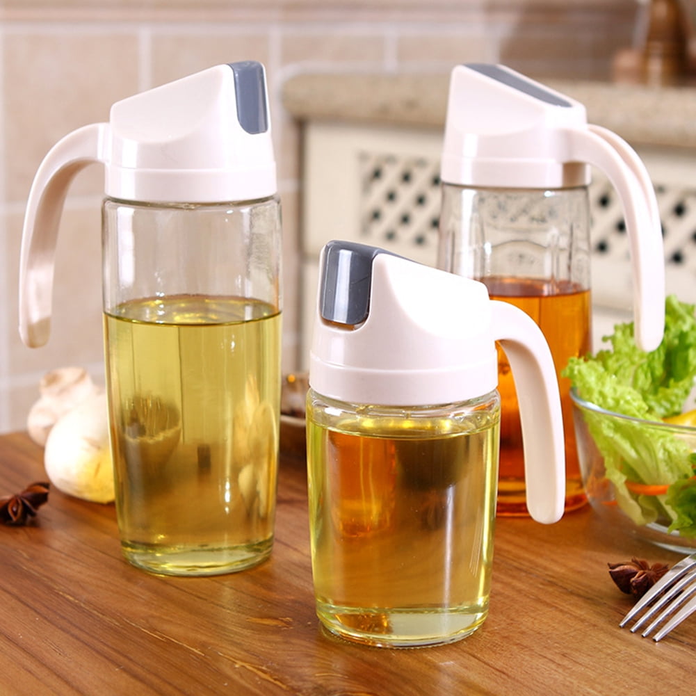 Dream Lifestyle Oil Dispenser, Wall Mount Plastic Oil Cruet, Leak-Proof  Dust-Proof Oil and Vinegar Dispenser Container Bottle for Kitchen