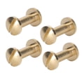 thumbnail image 4 of 50 Set Brass Rivets Kit, Proof, Oxidation Resistant, Ideal for Leather Repair and Decoration, 8mm Slot Screw, Bright and Delicate Brass Rivets for Leather Bag, Clothes, and, 4 of 7