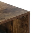 thumbnail image 5 of HomGarden 2-Tier Wood Coffee Table Retro Sofa Side Table Cocktail Table for Living Rom Brown, 5 of 11