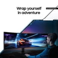 thumbnail image 3 of Monitor curvo para juegos SAMSUNG Odyssey G9 (G95C) serie DQHD 1000R de 49", 240 Hz, 1 ms (GtG), DisplayHDR 1000, AMD FreeSync Premium Pro, modo de ahorro de ojos, cambio de fuente automático+, LS49CG, 3 of 5