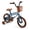 Blue, variant on Rully 14 inch Boys Bike with Training Wheels, Kids Bicycle with Coaster and Hand Brake, Basket, Steel Frame, Ages 3-5, Black