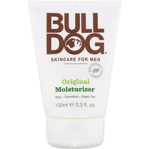 Bulldog Skincare For Men, Moisturizer, Original , 3.3 Fl Oz (100 Ml), Pack of 2
