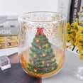 thumbnail image 4 of Multipurpose Double Glass Christmas Cup Anti-scald Star Cup Sequins, 4 of 8