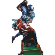 SP13406 Football Player Gridiron Action Scene Cardboard Cutout Standee Standup