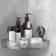 thumbnail image 5 of Cesta de ducha de baño con diseño de glaciar carrito de ducha con ventosa para baño y cocina, 5 of 5