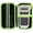 Black+ Green Case, variant on Storage Case Compatible with Brother P-Touch Cube Plus PT-P710BT Label Maker
