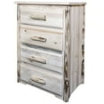 thumbnail image 3 of Montana Collection 4 Drawer Chest of Drawers, Clear Lacquer Finish, 3 of 3