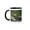 Black/White, variant on 3drose, Painted Bunting Bird, Hill Country, Texas - Na02 Rnu0221 - Rolf Nussbaumer, 11oz Magic Transforming Mug