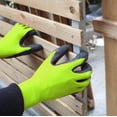 thumbnail image 4 of Guantes de trabajo de seguridad Evridwear, de látex arrugado, de caucho, revestidos a mano, 4 of 8