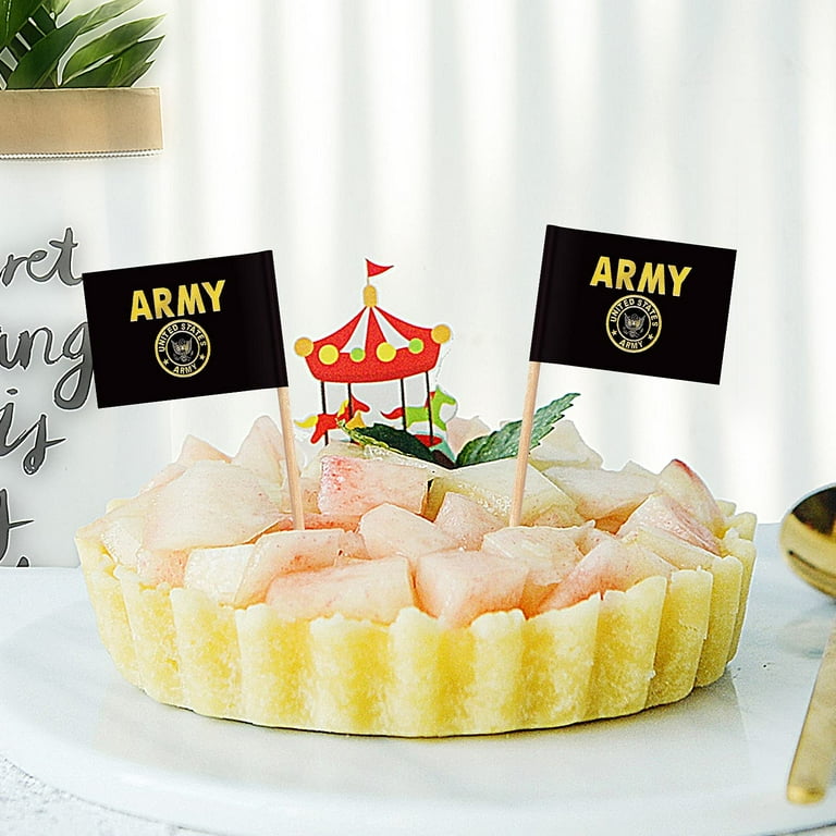 104 Pcs Mini Alphabet Toothpick Flags - A-Z Letters Cupcake Toppers, Cocktail Decorations