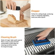 8pcs Griddle Accessories Kit for Blackstone and Camp Chef—Heavy Duty Stainless Steel Grill Spatula Set for Grill Griddle Hibachi Flat Top Outdoor Cooking