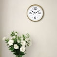 thumbnail image 2 of NEXTIME WALL CLOCK CLASSIC - GOLD/WHITE, 2 of 10