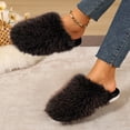 thumbnail image 6 of Achuyrbd Womens Fluffy House Slippers Plush Closed Toe Slip On Cozy Warm Indoor, 6 of 9