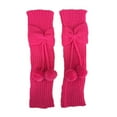 thumbnail image 3 of SPRING PARK Fashion Kids Children Baby Girls Cute Bowknot Pompom Knit Leg Warmers Middle Knee Boot Socks Cuffs Toppers, 3 of 3