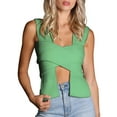 thumbnail image 1 of Doublju Women's Sleeveless Multi Way Styling Sweater Top, 1 of 3