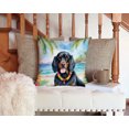 thumbnail image 3 of Gordon Setter Luau Throw Pillow 14 in x 14 in, 3 of 4