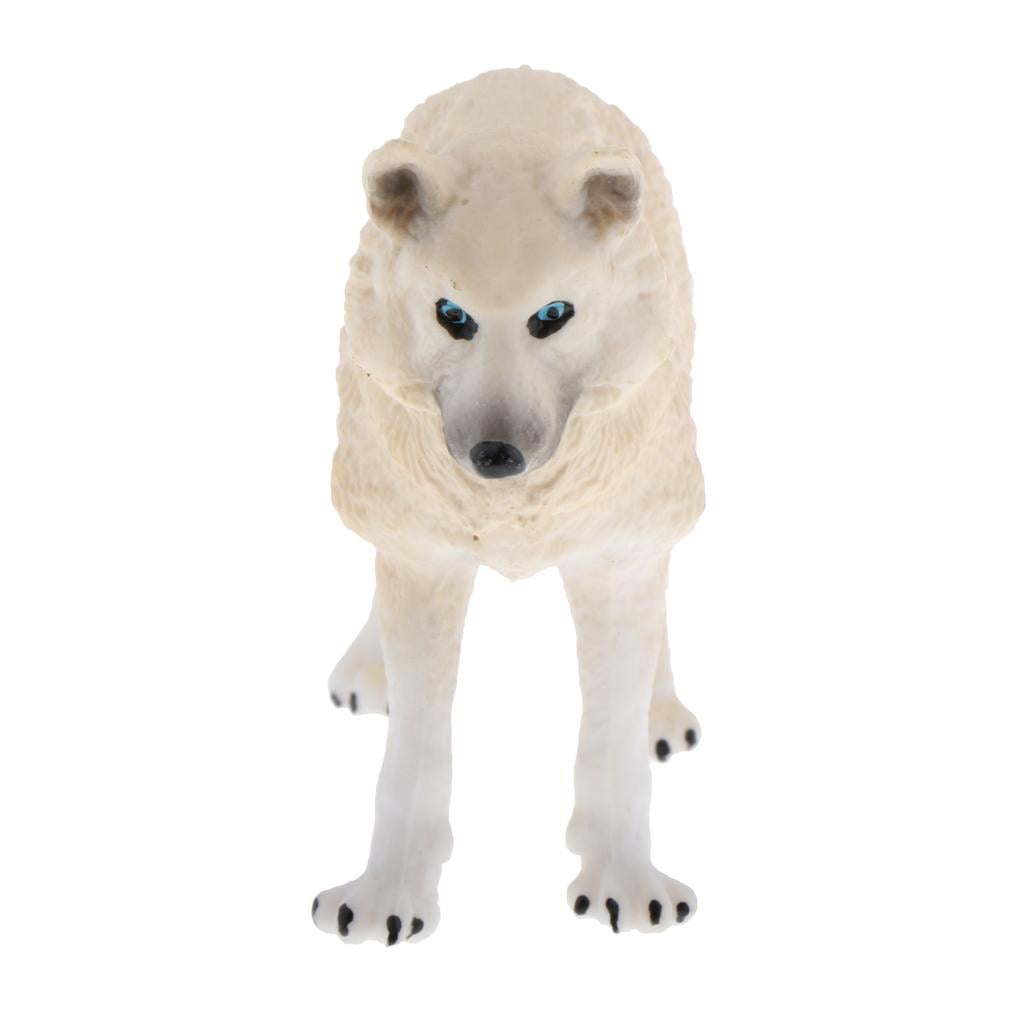 3.54'' Realistic Wolf Animal Model Action Figures Nature Learning Toy 