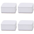 thumbnail image 1 of Bed Riser, Carbon Steel Furniture Risers with Self Adhesive and Felt Pad, 500 Kg Bearing Capacity Bed and Sofa Lifters for Couch, Desk, Table Leg Extenders, Set of 4, 1 of 8