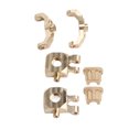 thumbnail image 2 of Accesorio RC de latón para traxxas 1 / 18 de la carcasa de la tapa de la taza de dirección del cubo C de la rueda del automóvil RC, 2 of 10
