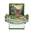 thumbnail image 1 of Hearth & Gear 3D Folding Book Rural World Bomb Explosion Book Idyllic Key Chain Bomb Book Toy Decompression Bag Pendant For Kids Key Rung Key Wrist Lanyard Key Packet Backpack Charms for Boys Fob Key, 1 of 7