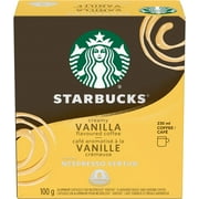 Starbucks Creamy Vanilla Flavored Coffee, Capsules for Nespresso Vertuo, 8 count, 100g/3.5 oz. Box {Imported from Canada}
