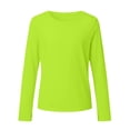 thumbnail image 4 of Krdevn Girls Long Sleeve UPF 50+ Sun Protection Athletic Shirt Finger Holes Sports Tee,4-5 Years, 4 of 4