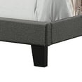 thumbnail image 5 of Ember Interiors Upholstered Arched Bed with Nailhead Trim, Stone, King, 5 of 5