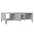 thumbnail image 5 of vidaXL Coffee Table Concrete Grey 103.5x60x35 cm Engineered Wood, 5 of 5