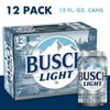 Busch Light Beer, 12 Pack Beer, 12 fl oz Cans, 4.1% ABV, Domestic