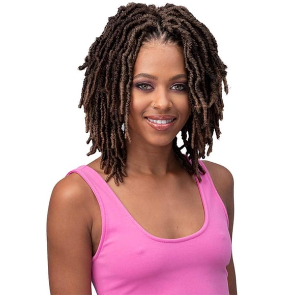 Bobbi Boss Crochet Braids African Roots Braid Collection 2X Nu Locs 8" (SINGLE, M1B/30)