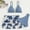 Z15-Light Blue, variant on FUZHIQ Girls 3 Piece floral Bikini Bathing Suit Teen Girls Swimwear Sport Swimsuits with Shorts,13-14 Years