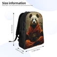 thumbnail image 4 of Fotbe Jungle Meditating Panda Mochila de Viaje para Laptop, Mochila Ejecutiva Delgada y Resistente 15.6", 4 of 8