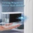 thumbnail image 3 of Magnetic Dryer Ball Holder, Magnetic Basket Organizer Shelf Rack for Refrigerator, Magnetic Lint Bin for Laundry Room, Laundry Room Organization and Storage(White), 3 of 7