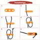 thumbnail image 5 of Ajustadores de Cuerda de Plástico Uxcell [15PCS] - Tensores de Cuerda para Tiendas de Camping [Verde Fluorescente], 5 of 6