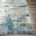 thumbnail image 4 of Mark&Day Area Rugs, 8x10 Maylene Modern Abstract Marble Dark Teal Area Rug, Green White Yellow Marble Swirl Carpet for Living Room, Bedroom or Kitchen (7'10" x 10'), 4 of 4