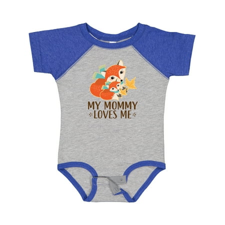 

Inktastic My Mommy Loves Me Fox Gift Baby Boy or Baby Girl Bodysuit