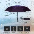 thumbnail image 2 of SURJDE Umbrella，Double Layer Inverted/Reverse Folding Wind-Proof Travel Straight Umbrella with C-Shaped Handle，Birthday/Mothers, 2 of 5