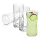 thumbnail image 3 of 6  Vasos De Vidrio Modernos Modelo  Transparente, 3 of 4