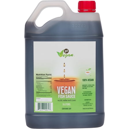 24Vegan Fish Sauces Premium Plant-Based Seasoning Sauce, All-Purpose Instant Flavor Boost, Gluten Free Fish Sauce, Gluten Free Soy Sauce, Vegetarian Asian Sauces, Vegetable Umami Flavor, Dressings and