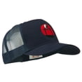 thumbnail image 5 of Martial Arts Yin and Yang Embroidered Mesh Cap - Navy OSFM, 5 of 5