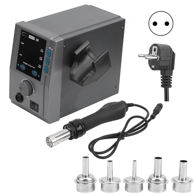 Hot Air Gun Desoldering Station Plastic High Power Brushless Fan 2020D 700W 60hz