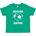 thumbnail image 3 of Inktastic Heart Soccer Sister Girls Baby T-Shirt, 3 of 5