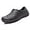 Black, variant on Mens Garden Clogs Shoes Outdoor Breathable Slip on Soft Rubber Sandals Beach EVA Water Shoes