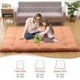 thumbnail image 5 of Accreate Japanese Floor Mattress, Twin Size Futon Mattress 39"x 80", Foldable Floor Bed Mattress Roll Up Portable Sleeping Pad, Kids Floor Play Mat Tatami Mat, 5 of 5