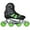 Blue, variant on Atom Pro Fitness 4x90 Outdoor Inline Skate Package