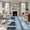Blue, variant on 6'x9' Area Rugs, Coastal Beach Indoor Outdoor Area Rug for Living Room Bedroom, Ocean Starfish Farmhouse Plank Washable Bathroom Rugs Kitchen Floor Carpet Mats Home Decor Aesthetic