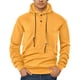 thumbnail image 3 of MHFRRA Sudadera con Capucha de Manga Larga para Hombre, Estilo Informal, Deportivo, Holgado, de Color Liso Amarillo, 3 of 8